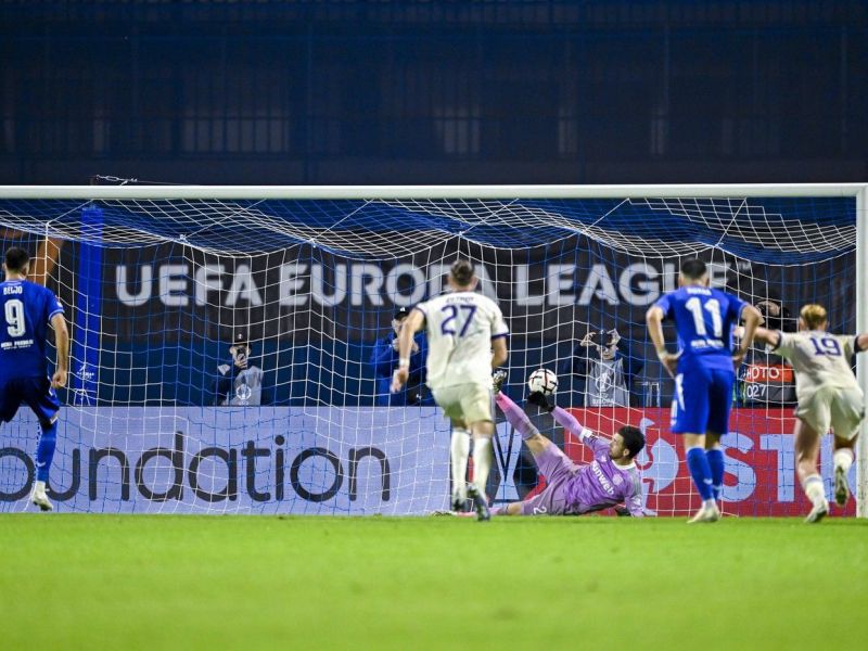 Zagrebški Dinamo brez slovenske pomoči do dramatične zmage