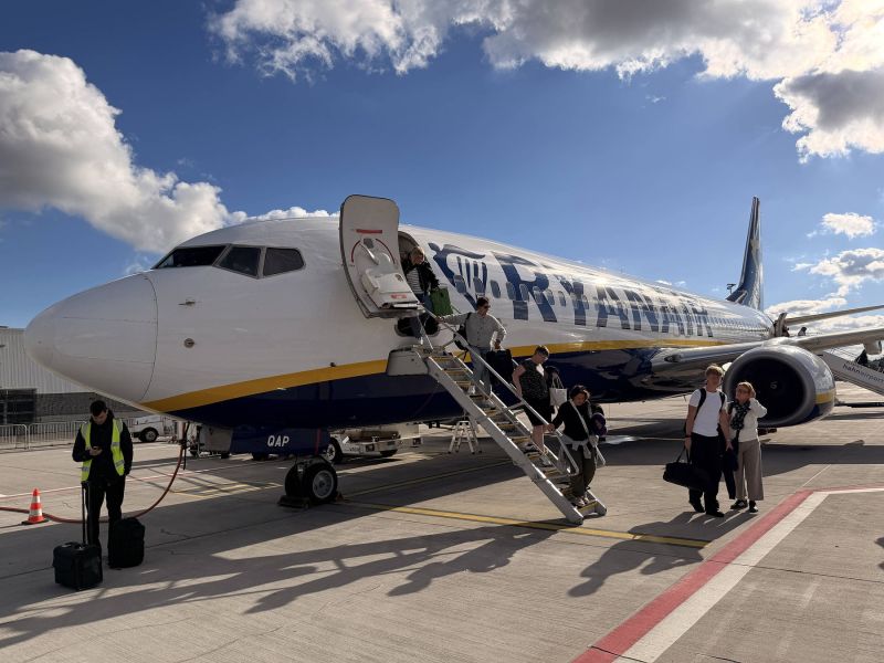 Ryanair spreminja zemljevid Evrope: okrnjene nemške povezave, nova baza v Italiji