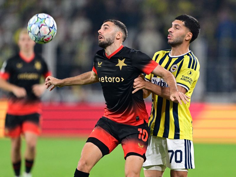 Šturmova Slavia v izdihljajih do točke v Istanbulu
