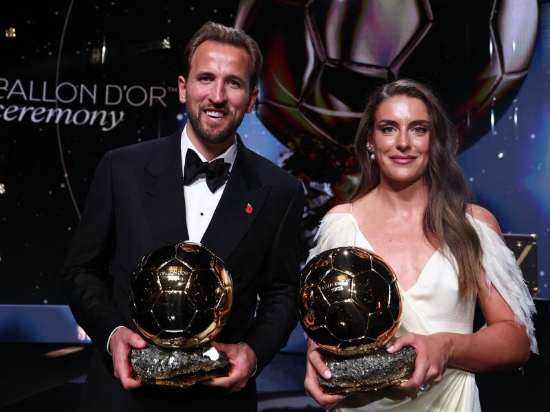 Dobitnika zlate žoge sta Harry Kane in Alexia Putellas