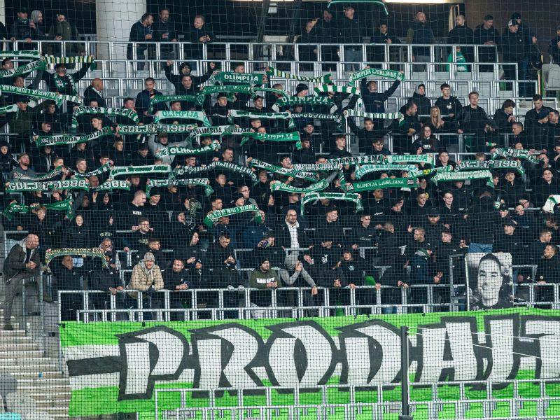 Kar so Oblaku in Olgi naredili navijači Olimpije, odmeva do Madrida