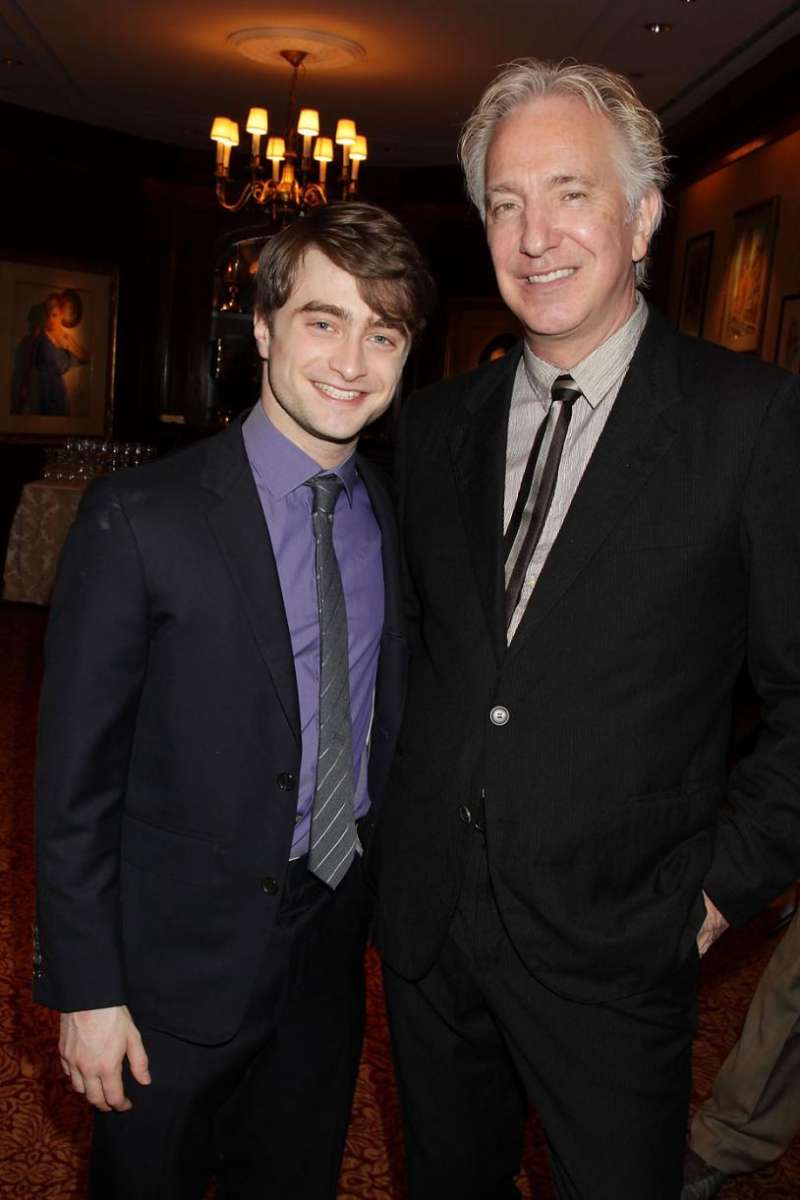 Alan Rickman in Daniel Radcliffe