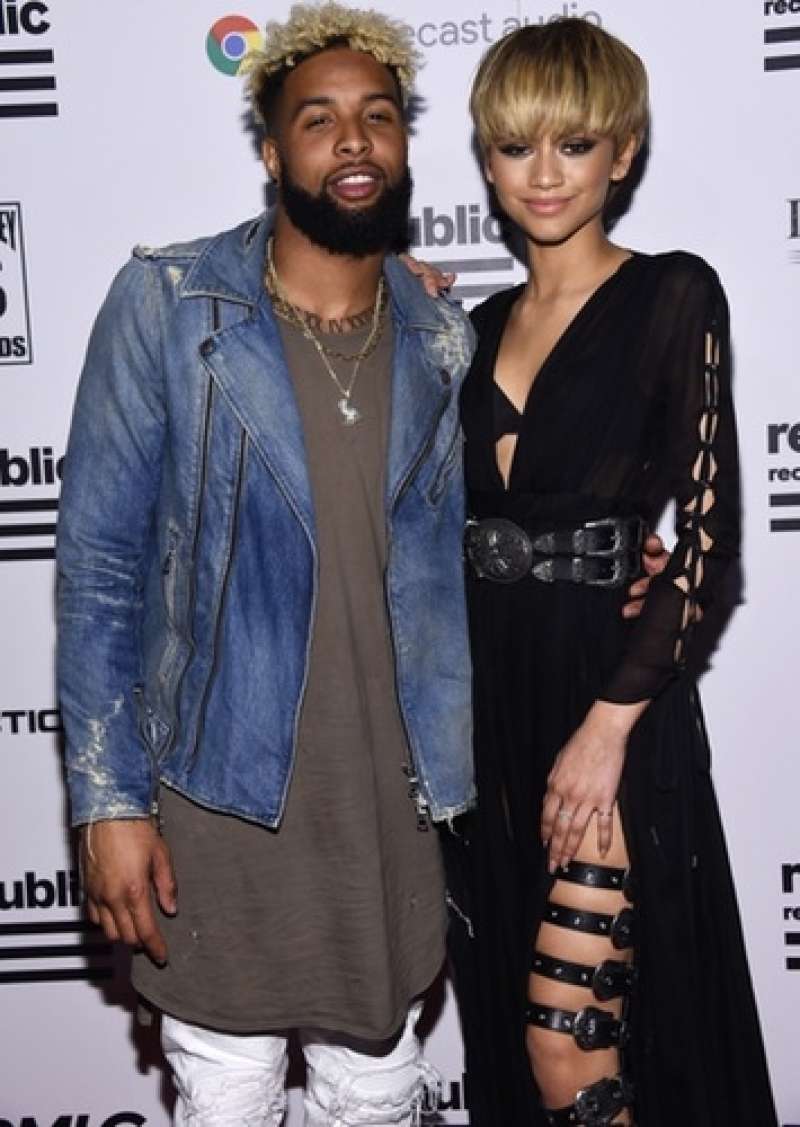 Zendaya in Odell Beckham.