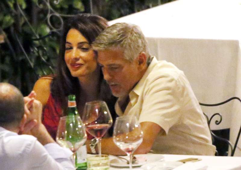 George Clooney in Amal Clooney