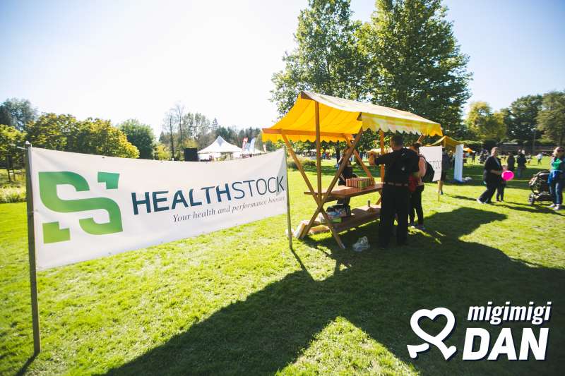 Na stojnici Healthstock so poskrbeli za zdravo osvežitev z atraktivnimi izdelki.