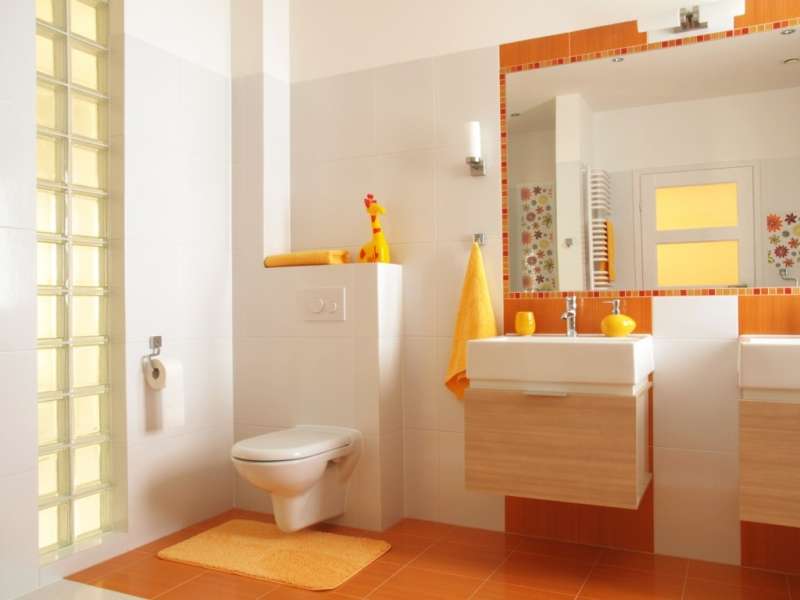 oranžna kopalnica