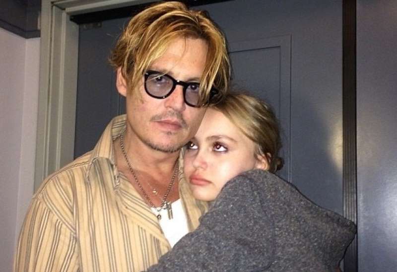 Johnny Depp in Lily-Rose Depp