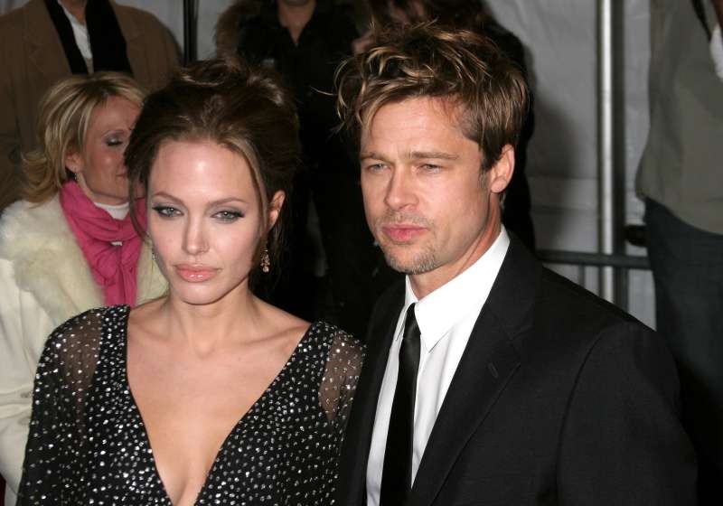 Brad Pitt in Angelina Jolie