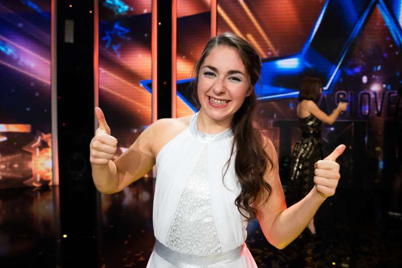 Tjaša Dobravec je letošnja zmagovalka šova Slovenija ima talent.