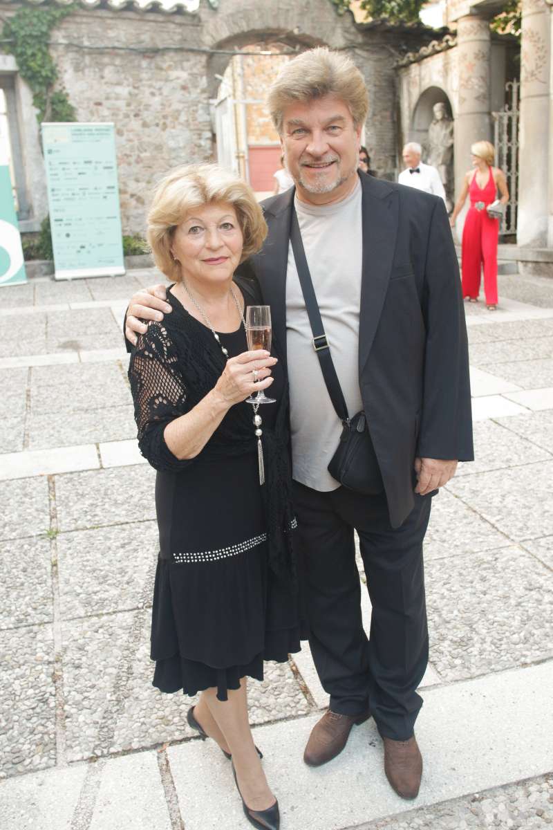 Operni pevec Branko Robinšak z ženo Majo