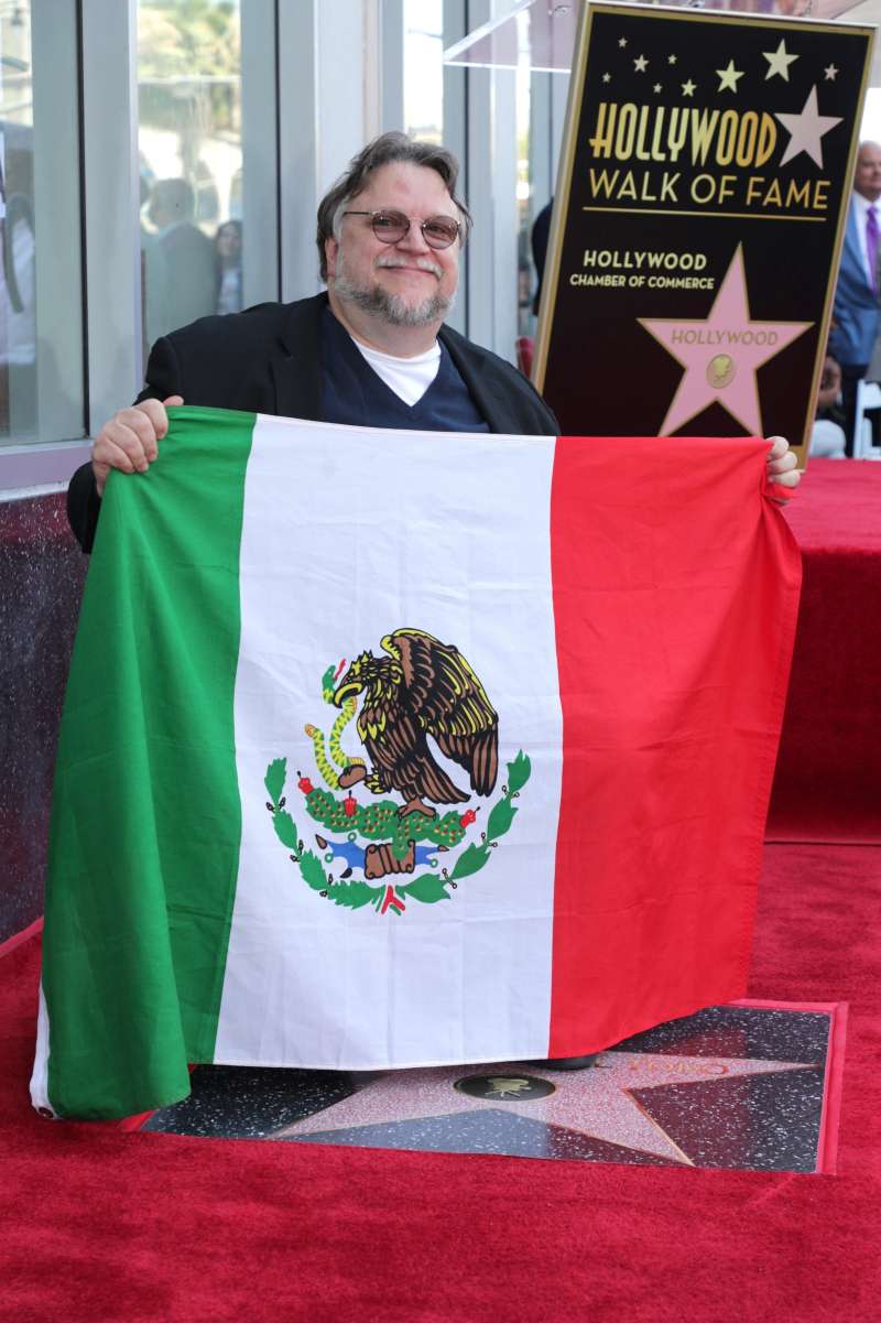 Del Toro je ob svoji zvezdi poziral z mehiško zastavo in opozoril na neutemeljeno sovraštvo do imigrantov.