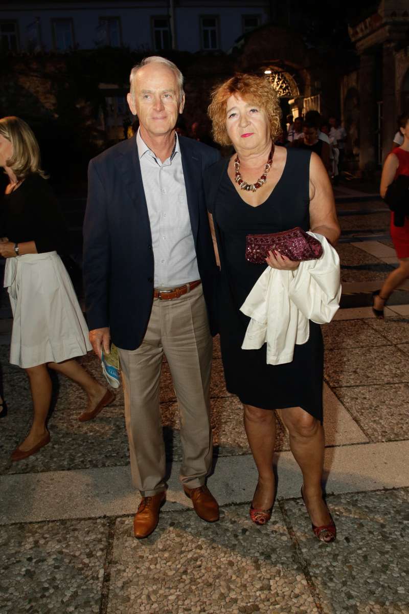Predsednik uprave BTC Jože Mermal z ženo Ireno