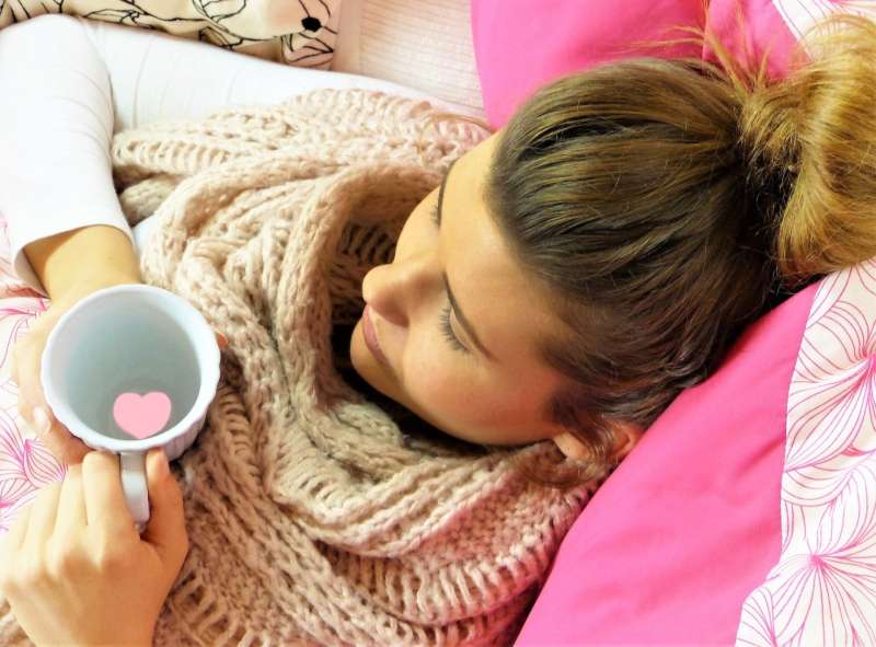 Pri gripi in prehladu je pomemben tudi počitek.