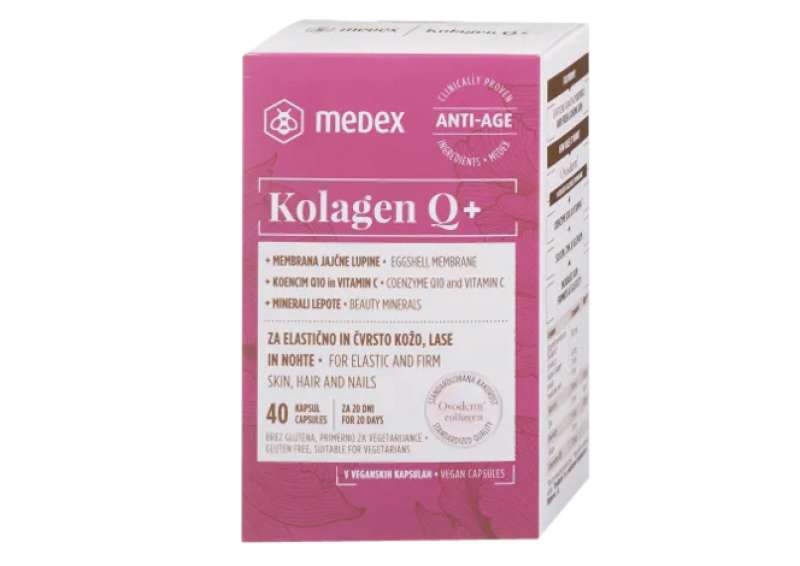Prehransko dopolnilo Kolagen Q+, Medex, 20,29 EUR