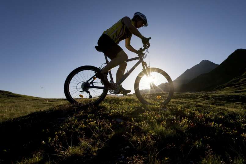 cyclist, up
