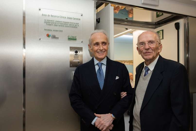 Mr. Carreras with Prof. Ciril Rozman (born in Eslovenia)2
