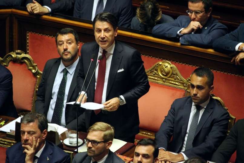 giuseppe conte, matteo salvini