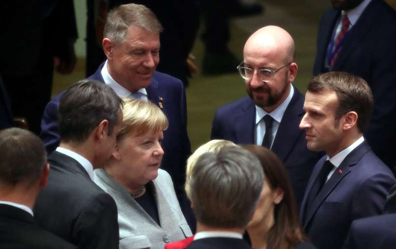 top eu, budget, emmanuel macron, angela merkel, charles michel, Klaus Iohannis