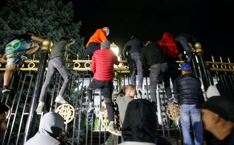 biškek, protest, kirgizistan