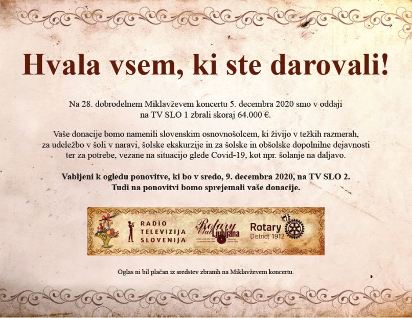 Miklavžev oglas_splet