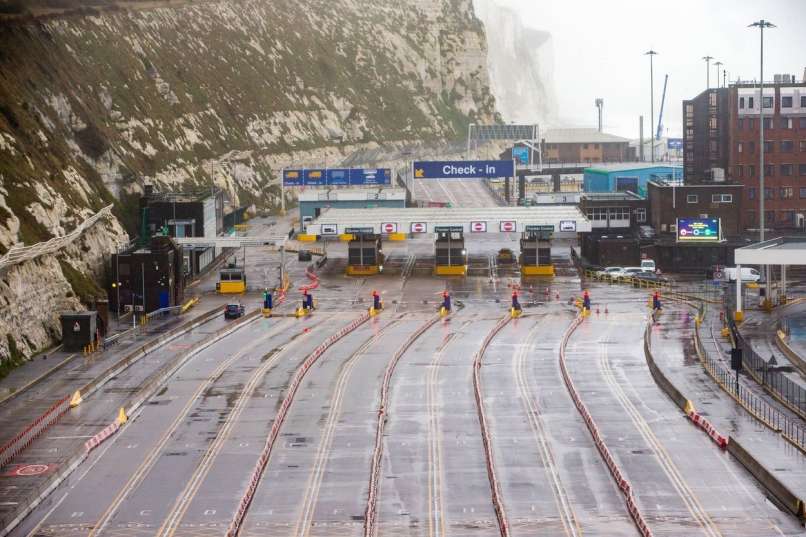 dover, velika britanija, zaprtje