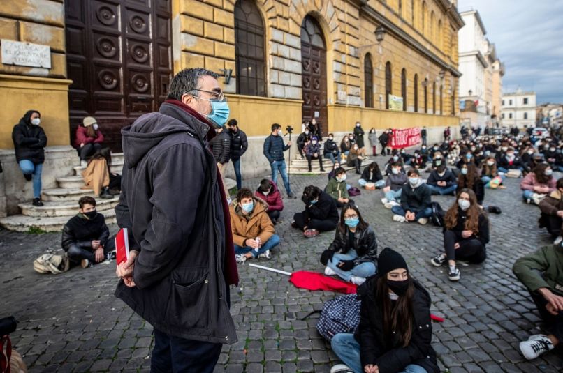 dijaki, rim, protest