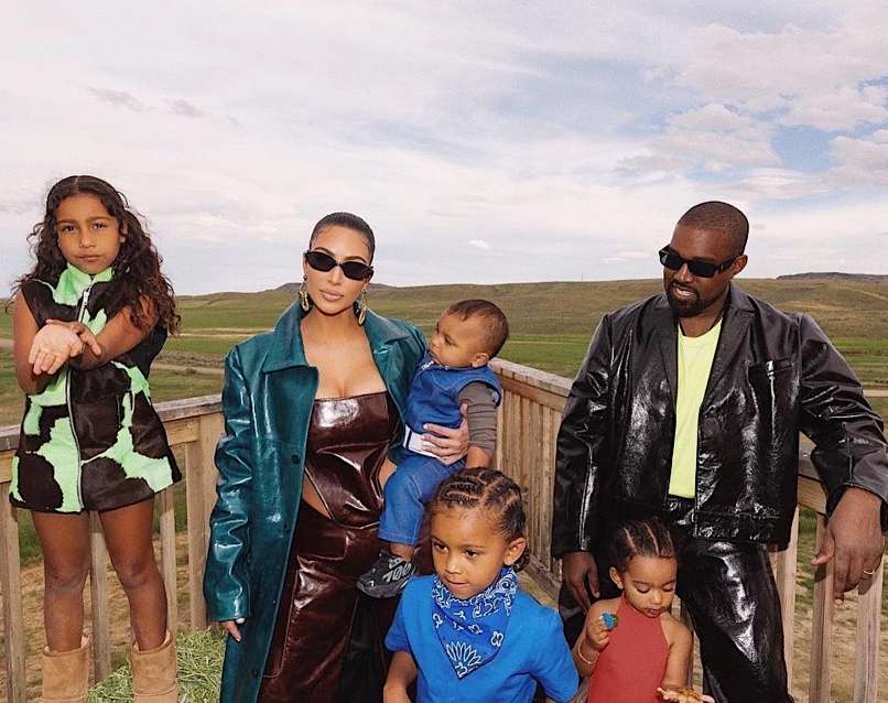 Kim in Kanye West