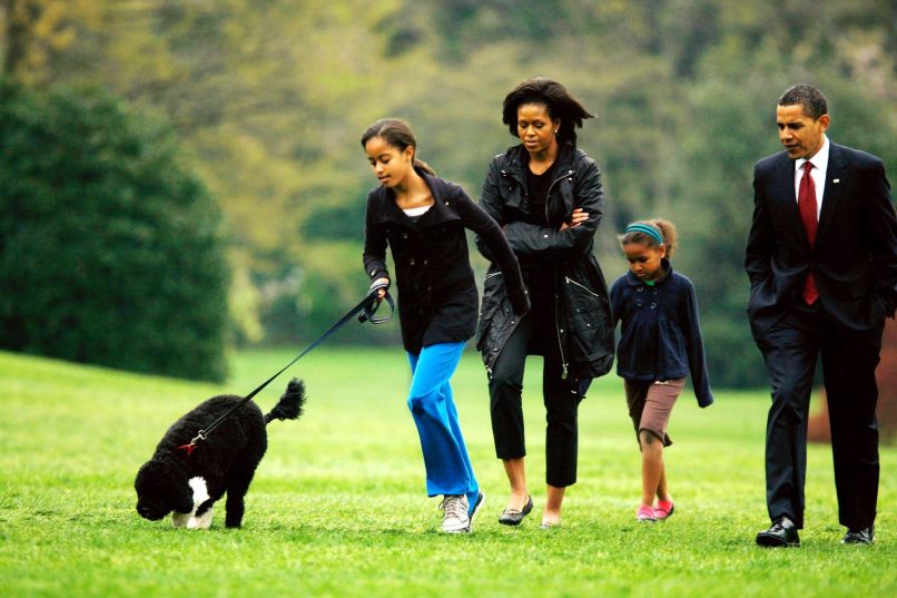 Družini Obama je poginil njihov pes Bo.