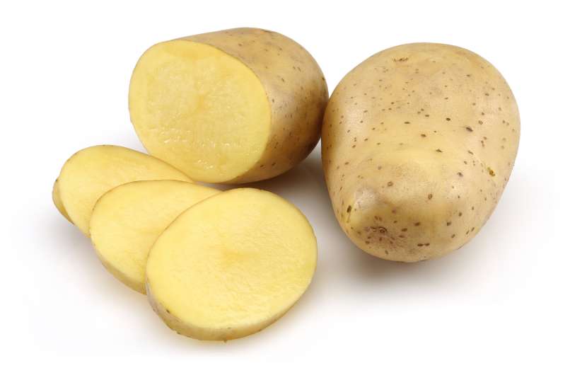 batatas, corte 