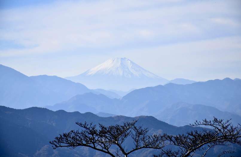 Gora in vulkan Fuji