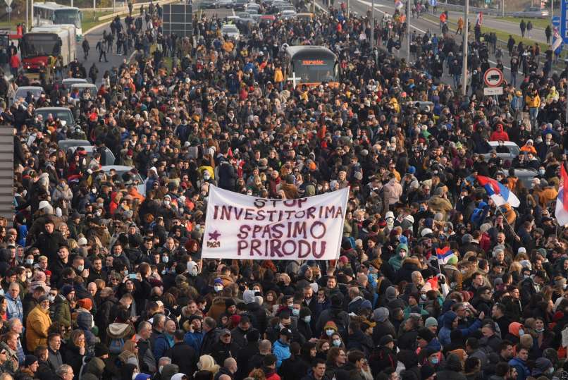 srbija, protest