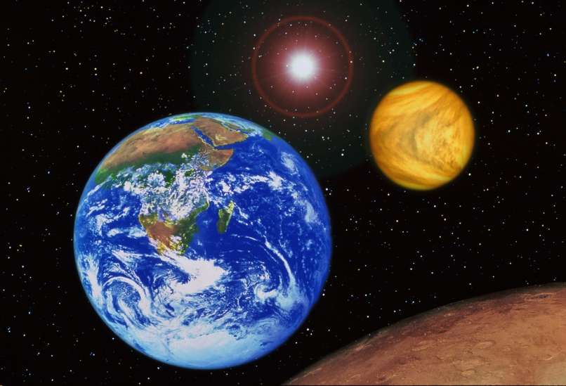 Zemlja, Mars, Venera