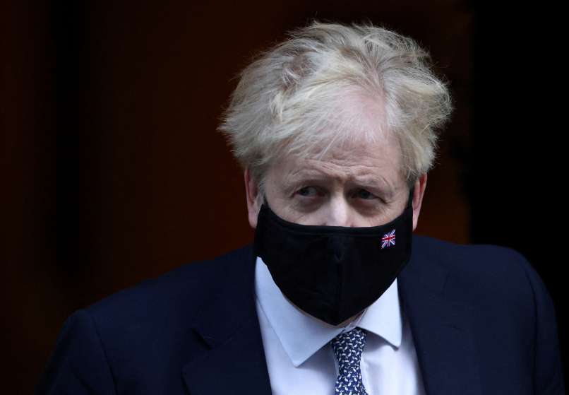 boris johnson, maska, britanski premier, združeno kraljestvo
