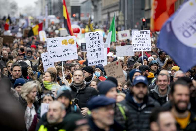 protest, bruselj2