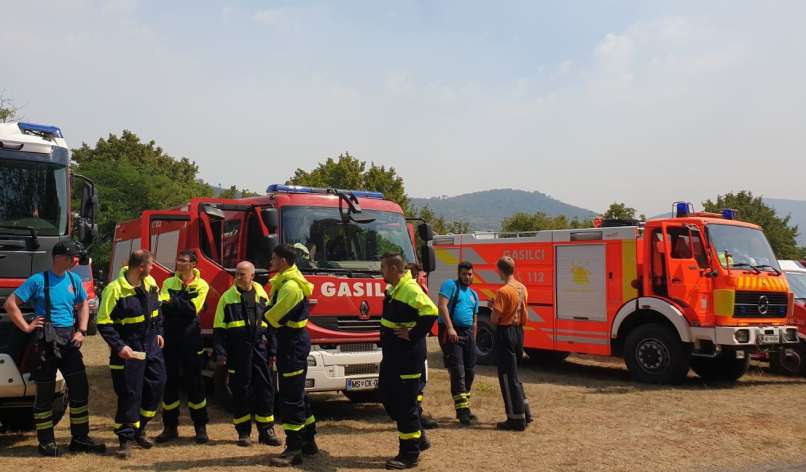 50 vigili del fuoco sloveni in aiuto ai colleghi italiani