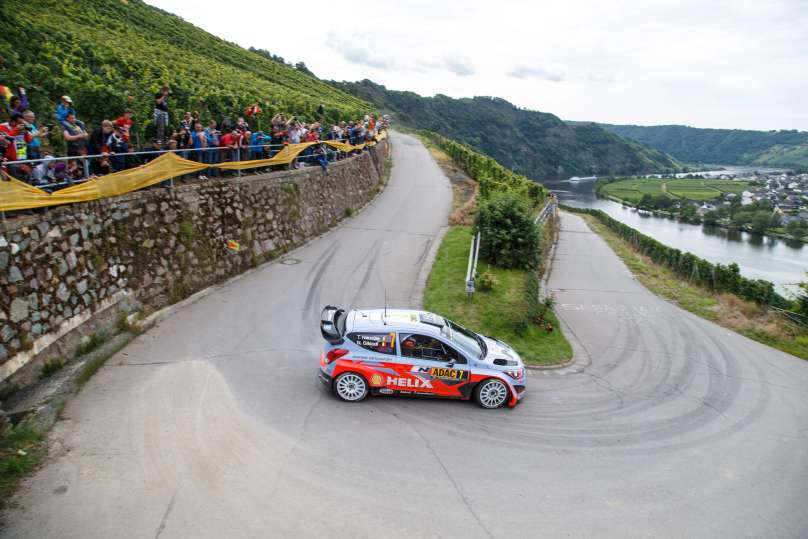 Thierry Neuville se je dobro znašel na nemških cestah.