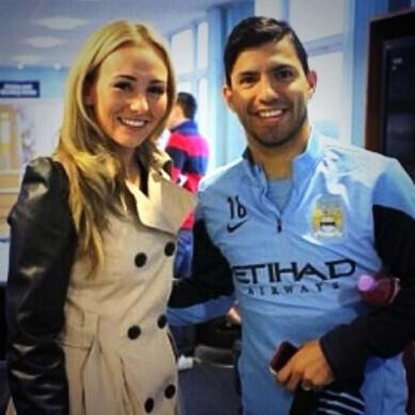 Toni Duggan in Sergio Aguero