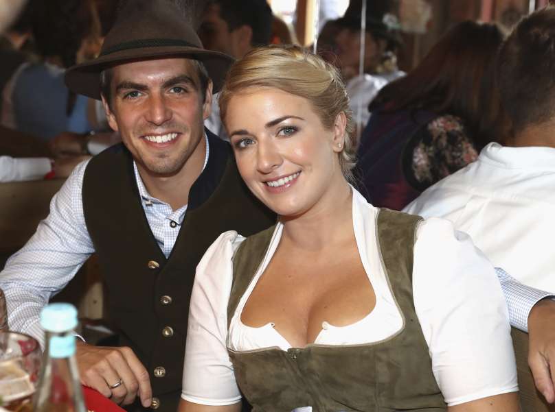 Philipp Lahm in žena Claudia