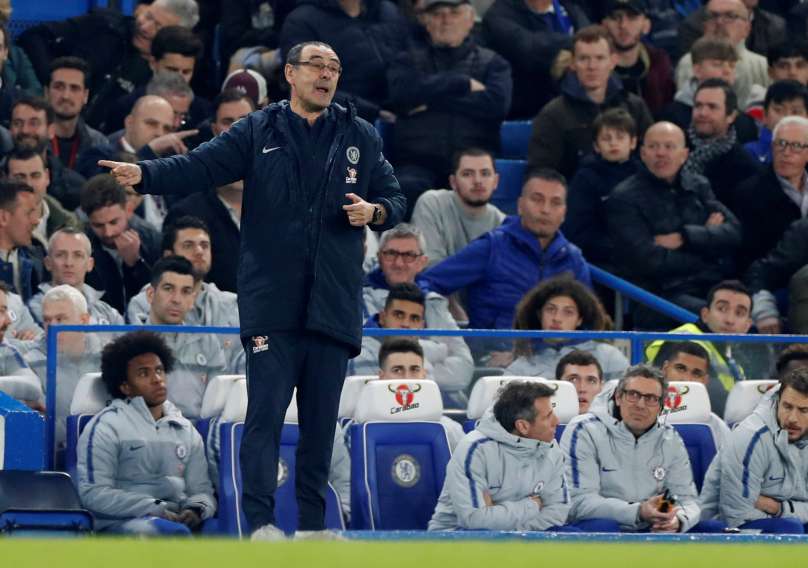 Trener Chelsea Maurizio Sarri.