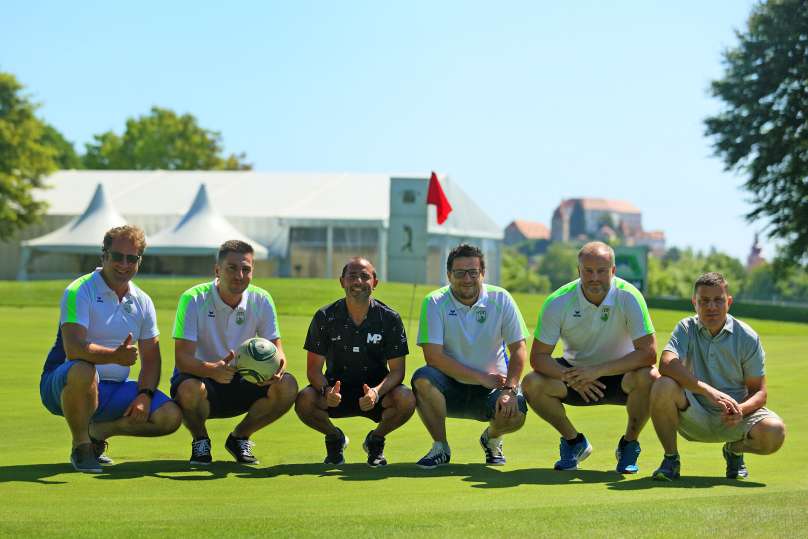 Slovenian Footgolf Open na Ptuju z Matiasom Perronejem, ki je reden gost Slovenije.