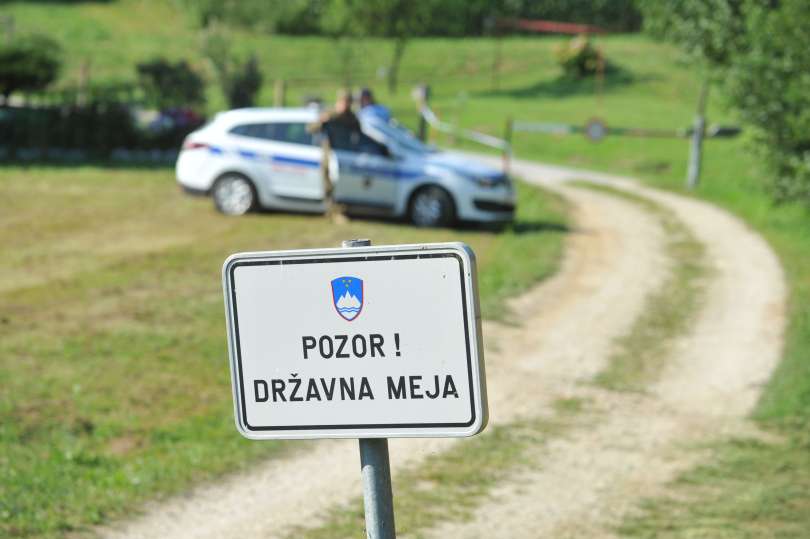 Globoka, migranti,državna meja, meja s Hrvaško, policija, SIMBOL, vojska