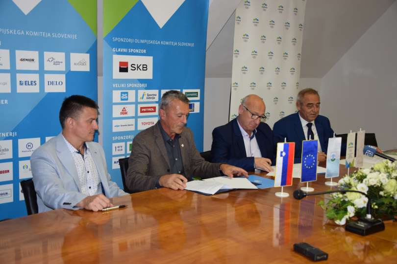 Moravske Toplice, podpis pogodbe, Olimpijski komite Slovenije, regijska pisarna, Športna zveza Morav