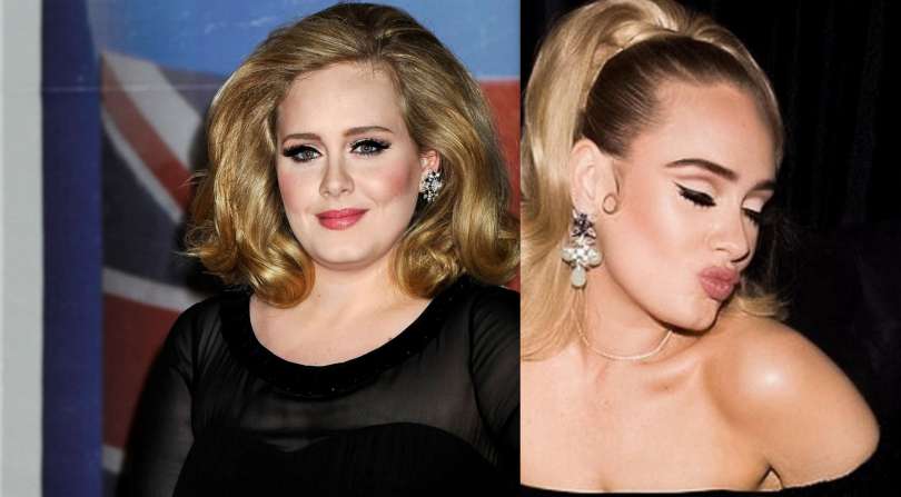Adele nekoč in danes.
