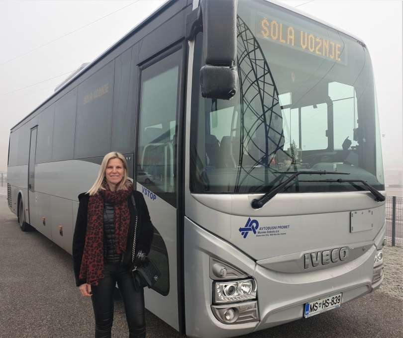 Simona Bukovec, avtobus, voznica