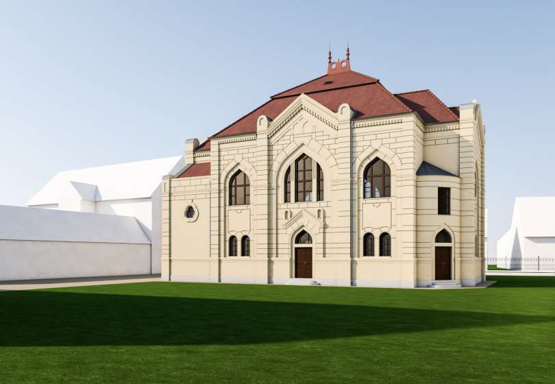 Sinagoga MS - 3D model sinagoge Ana N.