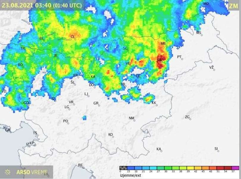 Osvežitev S Padavinami, Na Primorskem Možna Neurja - Vestnik.si