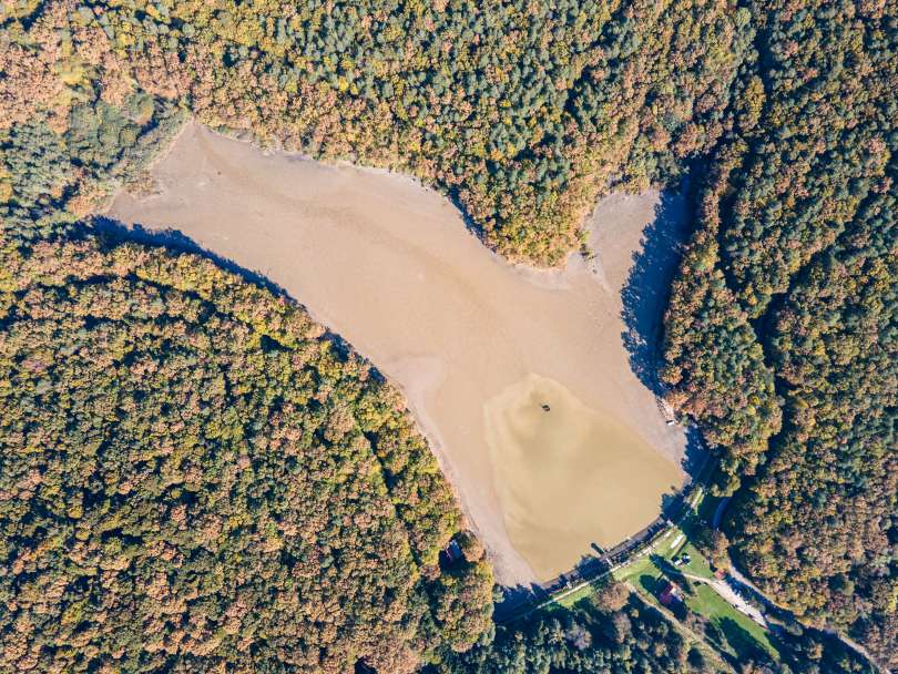 bukovniško-jezero, jezero, dron