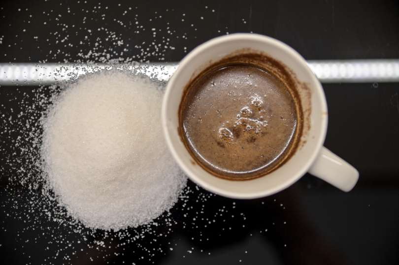 sladkor, simbolična, cuker, žlica, kava, zdravo-življenje