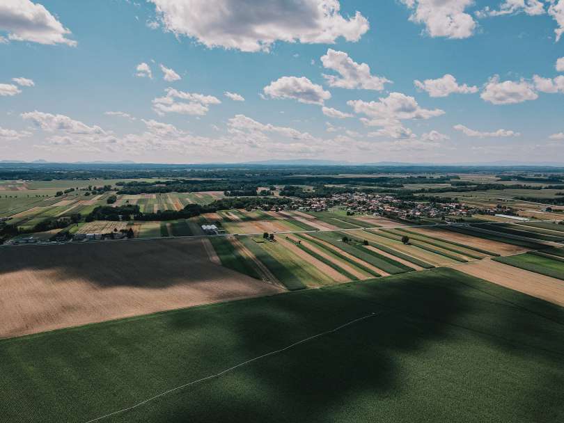 simbolična, dron, prekmurje, občina-beltinci, bratonci, kmetijstvo, polja, polje