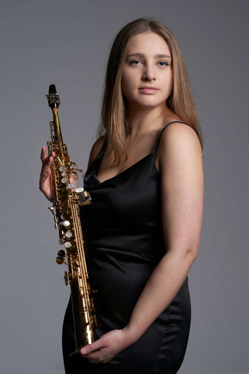Valeria Kučan, saksofon, glasbenica